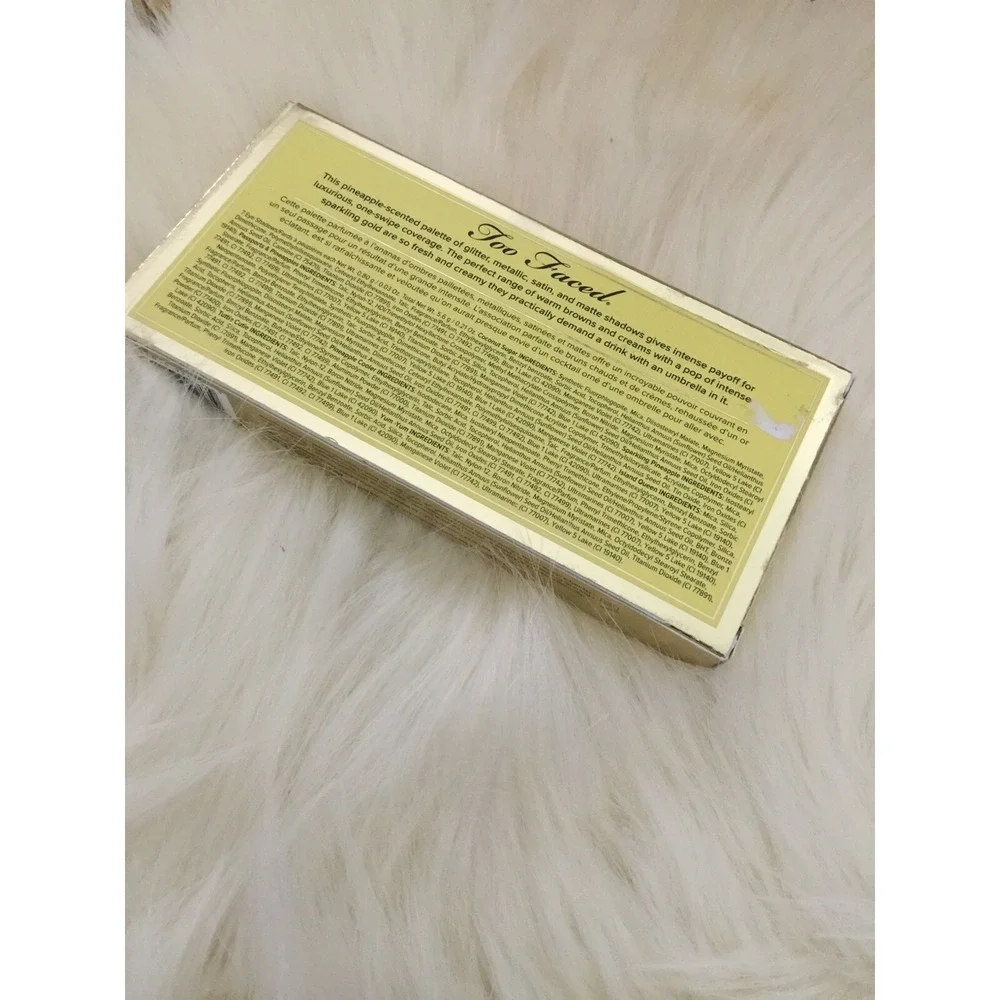 Too Faced Sparkling Pineapple Eye Shadow‎ Palette Read Description